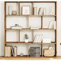 Berkfield Home Book Cabinet Artisian Oak 132x29x141.5 cm Engineered Wood in Brown