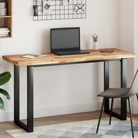 Berkfield Home Table Top Rectangular 120x50x4 cm Solid Wood Acacia in Brown | Size: 120 x 50 x 4 cm