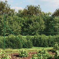 Berkfield Home Chain Link Fence Green 1.6x10 m