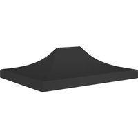 Berkfield Home Party Tent Roof 4.5x3 m Black 270 g/m ²