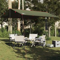 Berkfield Home Camping Tarp Olive Green 366x306 cm Waterproof