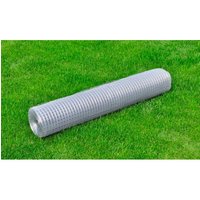Berkfield Home Mesh Fence Galvanised Steel Square 1x25 m Silver