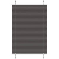 Berkfield Home Pleated Blind Black 85x100 cm Fabric Width 84.4 cm Polyester