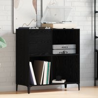 Record Cabinet Oak 84 5x38x89 cm Engineered Wood x 38 x 89 cm