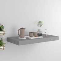 Berkfield Home Floating Wall Shelf Grey 50x23x3.8 cm MDF