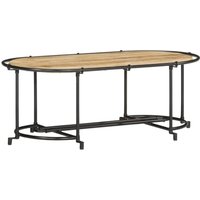 Coffee Table 110x55x40 cm Solid Wood Rough Mango x 55 x 40 cm