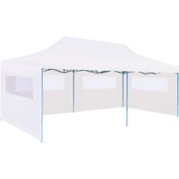 Berkfield Home Folding Pop-up Partytent with Sidewalls 3x6 m Steel White