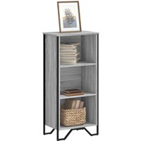 Berkfield Home Bookcase Grey Sonoma 50x31x106 cm Engineered Wood | Size: 50 x 31 x 106 cm