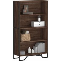 Berkfield Home Bookcase Brown Oak 80x31x137.5 cm Engineered Wood