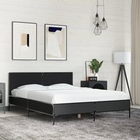 Berkfield Home Bed Frame without Mattress Black 120x190 cm Small Double