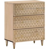 Side Cabinet 60x33x75 cm Solid Wood Mango x 33 x 75 cm
