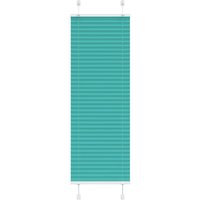 Berkfield Home Pleated Blind Petrol Green 40x150 cm Fabric Width 39.4 cm Polyester