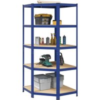 5 Layer Corner Shelf Steel&Engineered Wood