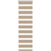Berkfield Home Zebra Blind Sand Brown 40x150 cm Fabric Width 35.9 cm Polyester