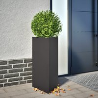 Garden Planters 2 pcs Triangular 40x34.5x70 cm Steel
