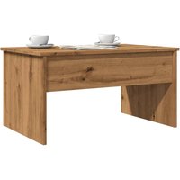 Berkfield Home Coffee Table Artisan Oak 80x50.5x41.5 cm Engineered Wood in Brown