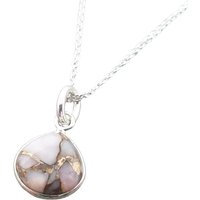 Harfi Women's 925 Sterling Silver Opal October Birthstone Necklace | Size: 18 inches