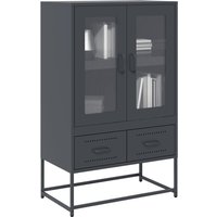 Highboard Anthracite 68x39x111.5 cm Steel
