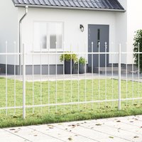 Garden Fence Spear Top 5.1x1.2 m Steel