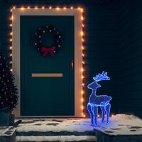 Reindeer Christmas Decoration Mesh 306 LEDs 60x24x89cm x 24 x 89 cm