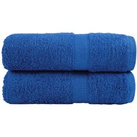 Berkfield Home Premium Soap Towels SOLUND 2pcs Blue 30x30cm 600gsm