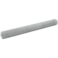 Berkfield Home Chicken Wire Fence Galvanised Steel 10x1.5 m Silver
