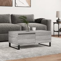 Berkfield Home Coffee Table Grey Sonoma 90x50x36.5 cm Engineered Wood