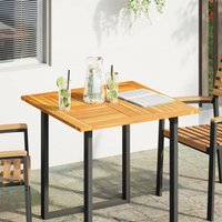 Berkfield Home Table Top 80x80x2.2 cm Square Solid Wood Acacia in Brown