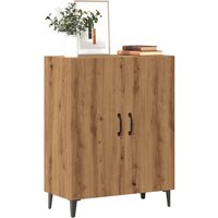 Berkfield Home Sideboard Artisan Oak 70x34x90 cm Engineered Wood in Brown | Size: 70 x 34 x 90 cm