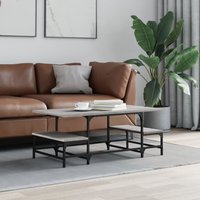 Berkfield Home Coffee Table Grey Sonoma 100x50.5x40 cm Engineered Wood