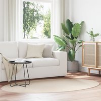 Rugs Polyester 140 x 200 cm Non slip Area Rugs Oval