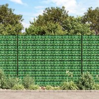Berkfield Home Garden Privacy Screen PVC 70x0.19 m Green