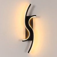 Elegant Stair Wall Lamp Double S Shape 40x9x5CM Warm Light 3000K x 9 x 5 cm