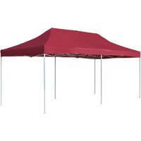 Berkfield Home Professional Folding Party Tent Aluminium 6x3 m Wine Red