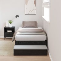 Storage Bed Frame oak Engineered wood 236.5 x 90 x 31.5 cm
