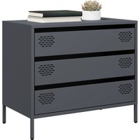 Berkfield Home Sideboard Anthracite 68x39x58.5 cm Cold-rolled Steel
