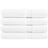 Berkfield Home Premium Towels SOLUND 4pcs White 100x200cm 600gsm