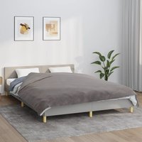 Berkfield Home Weighted Blanket with Cover Grey 200x200 cm 13 kg Fabric