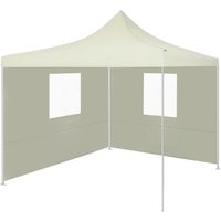 Berkfield Home Foldable Tent with 2 Walls 3x3 m Cream in Beige