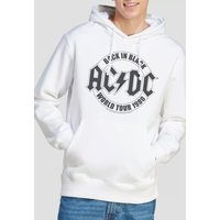 AC/DC Tour Emblem Hoddie, White | Size: Large