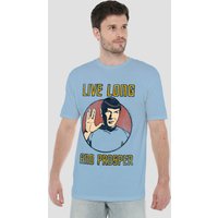 Long Life T Shirt Light Blue