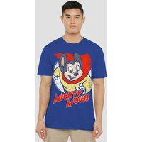 Mighty Mouse Mighty CircleT Shirt Royal Blue