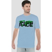 Amazing Race Race World T Shirt Light Blue