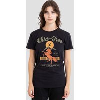 Yellowstone Women's Wild & Free T-Shirt, Black | Size: Small