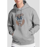 Mighty Mouse Flying Purpose Hoddie Athletic Heather
