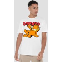 Garfield Greetings T-Shirt, White | Size: 4XL