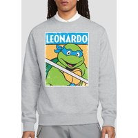 Tmnt Tmnt Leo Crew Sweatshirt Athletic Heather