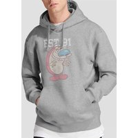 Ren & Stimpy Stimpy Est Hoddie Athletic Heather