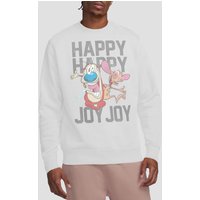 Ren & Stimpy Happy Happy Joy Joy Crew Sweatshirt