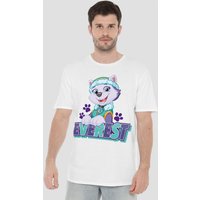 Paw Patrol Everest Unisex T-Shirt, White | Size: 4XL